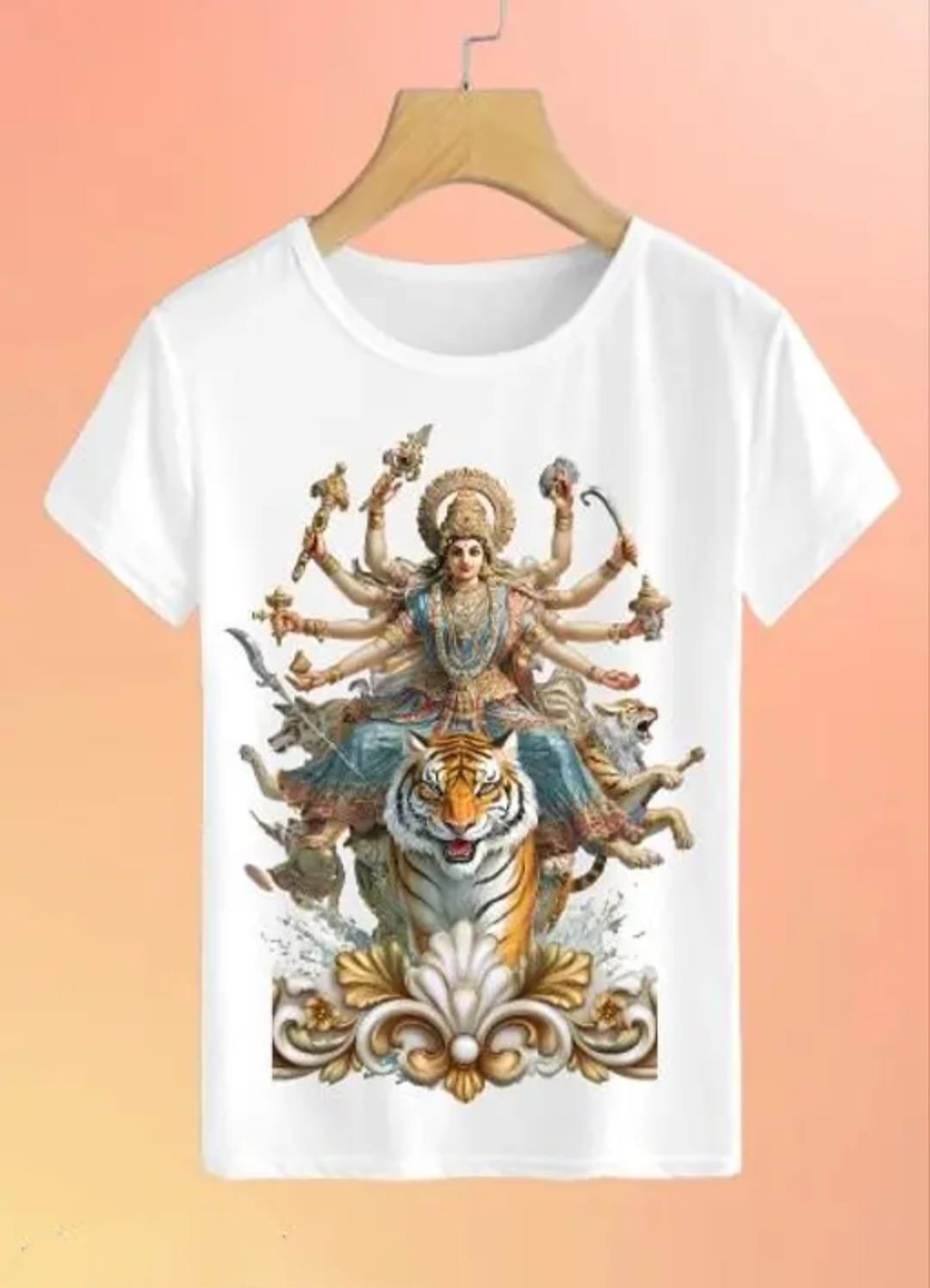 Maa Durga printed t-shirt for boys & girls